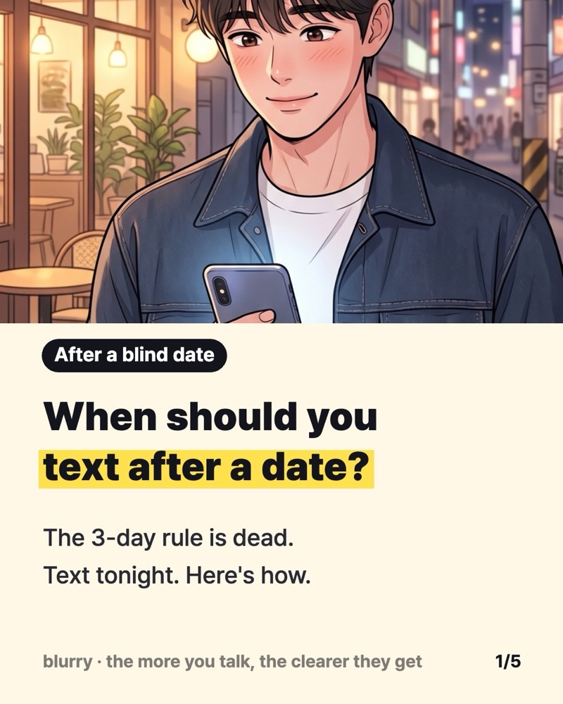 When to text after a first date