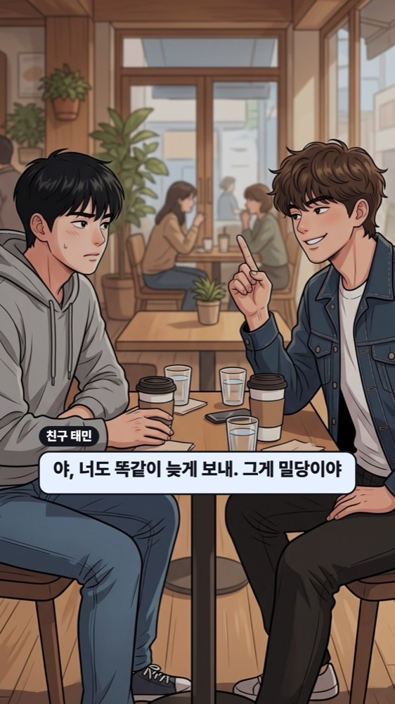 밀당 조언하는 친구