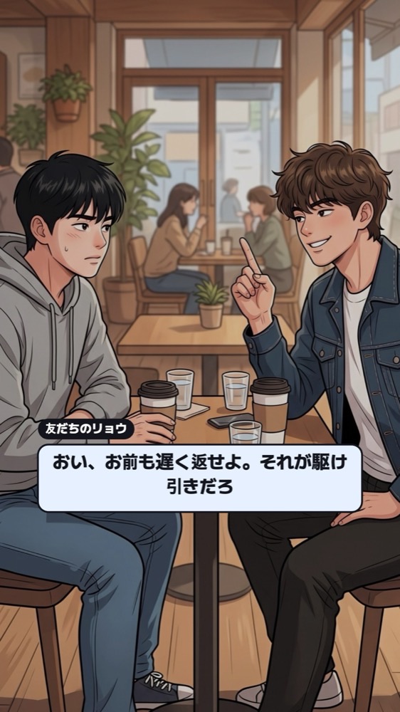 駆け引きをすすめる友達
